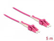 Delock 85135 Cable Optical Fibre Lc > Lc Multimode Om4 Uniboot 5 M