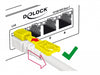 Delock 85332 Cable Rj45 Secure Cat.6A 2 M