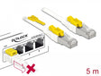 Delock 85335 Cable Rj45 Secure Cat.6A 5 M