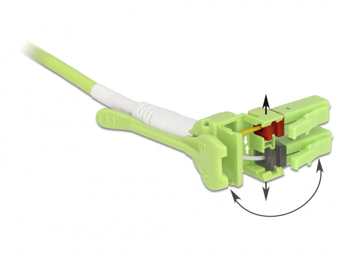 Delock 85688 Cable Optical Fibre Lc > Lc Multi-Mode Om5 Uniboot 1 M