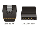 Delock 83057 Cable Mini Sas Sff-8087 > 4 X Sata 7 Pin 0.5 M