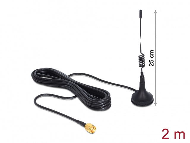 Delock 88879 Gsm / Umts Antenna Sma Plug 3 Dbi