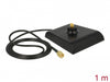 Delock 88973 Antenna Base Sma Plug > Sma Jack 1 M Black Low Loss