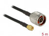 Delock 89418 Antenna Cable N Plug > Sma Plug Cfd200/Rf200 5 M Low Loss