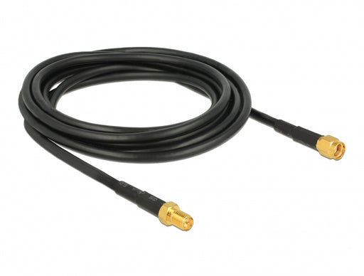 Delock 89424 Antenna Cable Rp-Sma Plug > Rp-Sma Jack Cfd/Rf200 3 M Low Loss