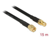 Delock 89425 Antenna Cable Sma Plug > Sma Jack Cfd/Rf200 15 M Low Loss