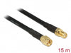 Delock 89425 Antenna Cable Sma Plug > Sma Jack Cfd/Rf200 15 M Low Loss