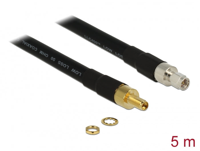 Delock 89427 Antenna Cable Sma Plug > Sma Jack Cfd400 Llc400 5 M Low Loss