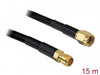 Delock 89434 Antenna Cable Rp-Sma Plug > Rp-Sma Jack Cfd/Rf200 15 M Low Loss