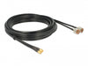 Delock 89468 Antenna Cable N Plug > Sma Plug Twin Cable Rg-58 C/U 10 M