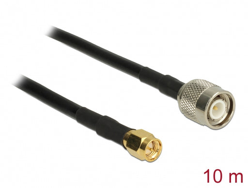 Delock 89498 Antenna Cable Tnc Plug > Sma Plug Cfd200 10 M Low Loss