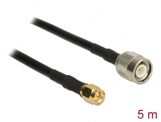 Delock 89505 Antenna Cable Tnc Plug > Sma Plug Cfd200 5 M Low Loss