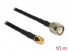 Delock 89507 Antenna Cable Tnc Plug > Sma Plug Rg-58 C/U 10 M