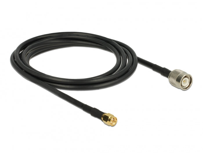 Delock 89510 Antenna Cable Tnc Plug > Sma Plug Rg-58 C/U 2.5 M