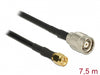 Delock 89512 Antenna Cable Rp-Tnc Plug > Sma Plug Rg-58 C/U 7.5 M