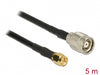 Delock 89513 Antenna Cable Rp-Tnc Plug > Sma Plug Rg-58 C/U 5 M