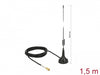 Delock 89612 Wlan 802.11 B/G/N Antenna Smb Plug 2 Dbi Fixed Omnidirectional