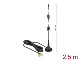 Delock 89614 Lte Antenna Sma Plug 90° 2.5 Dbi Fixed Omnidirectional