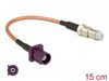 Delock 89675 Antenna Cable Fakra D Plug > Fme Jack Rg-316 15 Cm