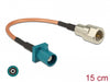 Delock 89834 Antenna Cable Fakra Z Plug > Fme Plug Rg-316 15 Cm