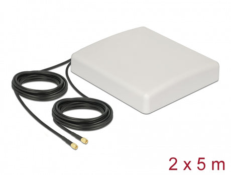 Delock 89890 Lte Mimo Antenna 2 X Sma Plug 8 Dbi Directional