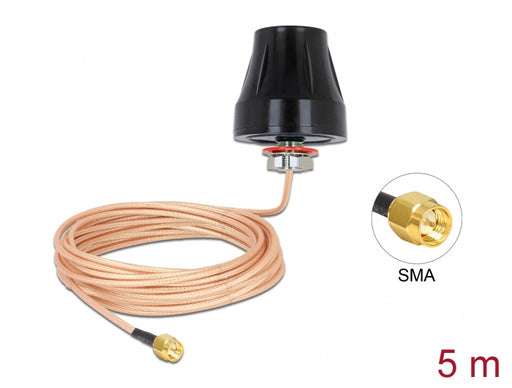 Delock 89899 Lte Antenna Sma Plug 2 Dbi Fixed Omnidirectional