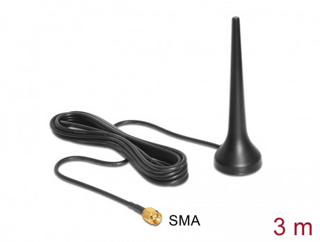 Delock 88690 Gsm Umts Sixband Antenna Sma 0 Dbi Omnidirectional