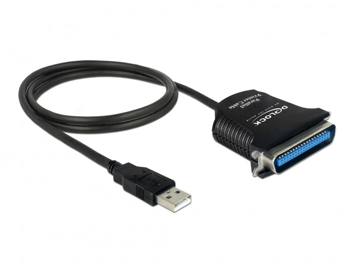 Delock 82001 Usb 1.1 To Printer Adapter Cable 0.8 M