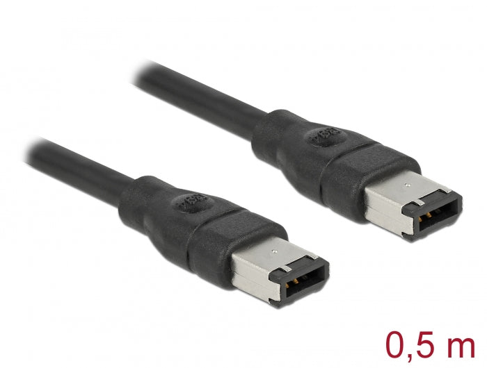 Delock 83273 Cable Firewire 6 Pin Male > 6 Pin Male 0.5 M