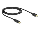 Delock 83336 Cable Usb Type-C™ 2.0 Male > Usb 2.0 Type Mini-B Male 2.0 M Black