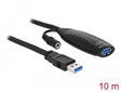 Delock 83415 Cable Usb 3.0 Extension, Active 10 M