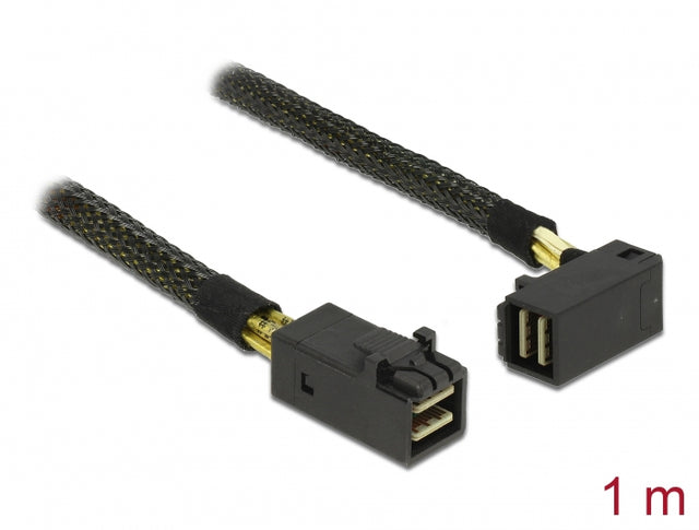 Delock 83643 Cable Mini Sas Hd Sff-8643 > Mini Sas Hd Sff-8643 Angled 1 M