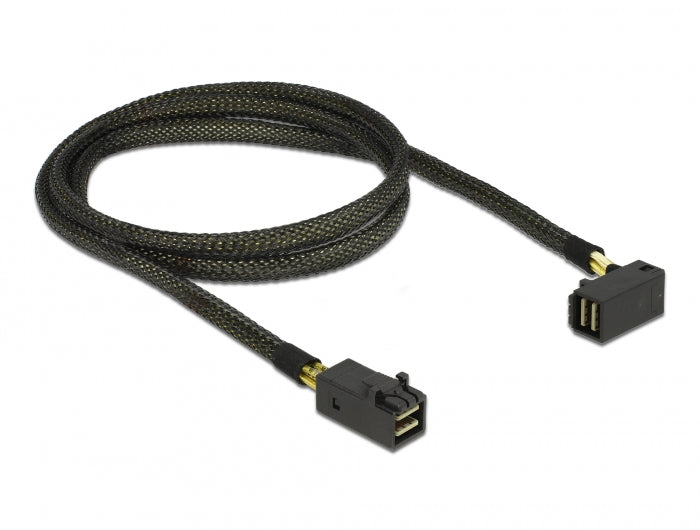 Delock 83643 Cable Mini Sas Hd Sff-8643 > Mini Sas Hd Sff-8643 Angled 1 M