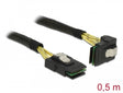 Delock 83622 Cable Mini Sas Sff-8087 > Mini Sas Sff-8087 Angled 0.5 M