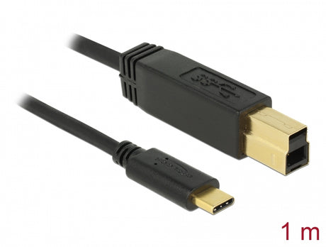 Delock 83675 Usb 3.1 Gen 2 (10 Gbps) Cable Type-C To Type-B 1 M