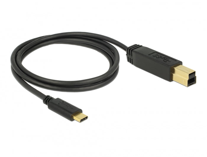 Delock 83675 Usb 3.1 Gen 2 (10 Gbps) Cable Type-C To Type-B 1 M