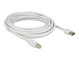 Delock 85155 Cable Easy-Usb 2.0 Type-A Male > Usb 2.0 Type-B Male 5 M White