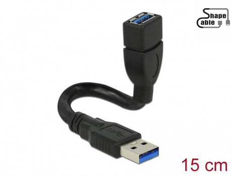 Delock 83713 Cable Usb 5 Gbps Type-A Male To Usb 5 Gbps Type-A Female