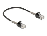 Delock 87014 Cable Rj45 Plug To Rj45 Plug With Bend Protection Cat.6A 25 Cm