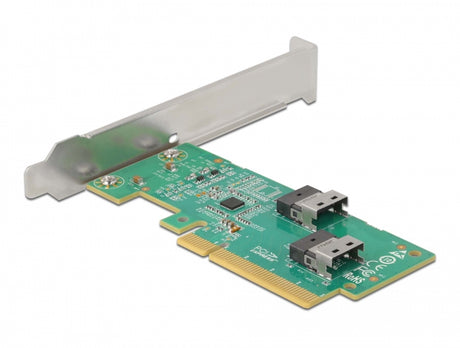 Delock 90076 Pci Express 4.0 X8 Card To 2 X Internal Sff-8654 4I Nvme