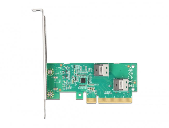 Delock 90076 Pci Express 4.0 X8 Card To 2 X Internal Sff-8654 4I Nvme