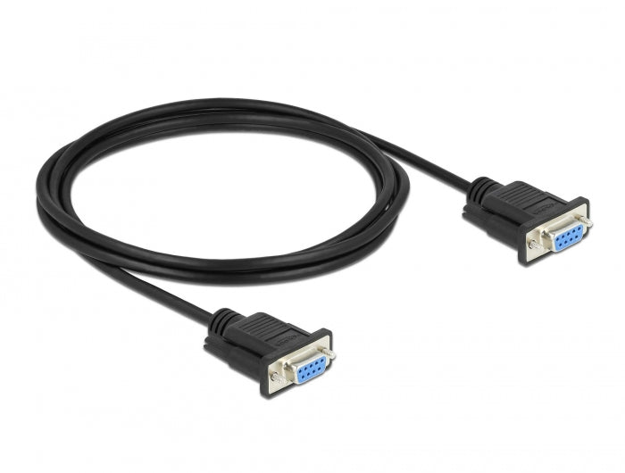 Delock 87785 Serial Cable Rs-232 D-Sub 9 Female To Female Null Modem