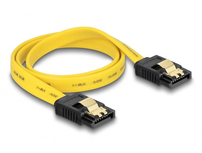 Delock 82809 Sata 6 Gb/S Cable 50 Cm Yellow