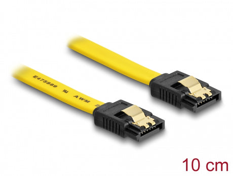 Delock 82797 Sata 6 Gb/S Cable 10 Cm Yellow