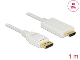 Delock 83817 Cable Displayport 1.2 Male > High Speed Hdmi-A Male Passive 4K