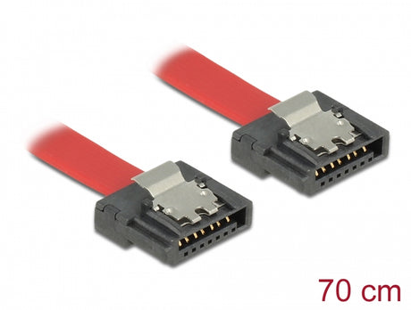 Delock 83836 Sata 6 Gb/S Cable 70 Cm Red Flexi