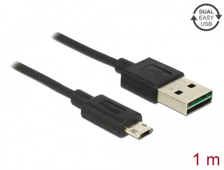 Delock 83844 Cable Easy-Usb 2.0 Type-A Male > Easy-Usb 2.0 Type Micro-B Male