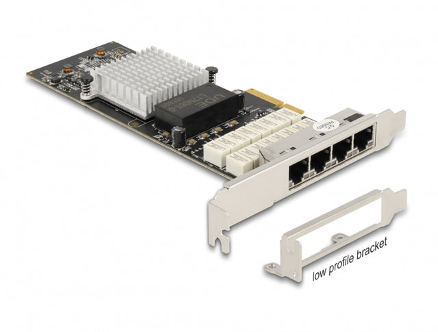 Delock 88610 Pci Express X4 Card To 4 X Rj45 Gigabit Lan I350 Port Bypass