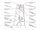 Delock 90543 Crimping Tool For Terminal Crimp Contacts Awg 10 - 28