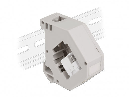 Delock 87159 Din Rail Adapter With Keystone Iec Female To Terminal Block